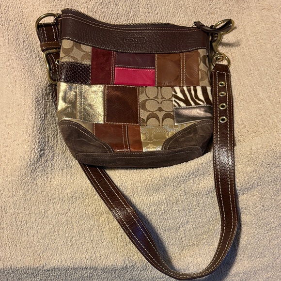 Coach Multicolor Patchwork Shoulder Bag - Picture 3 of 3